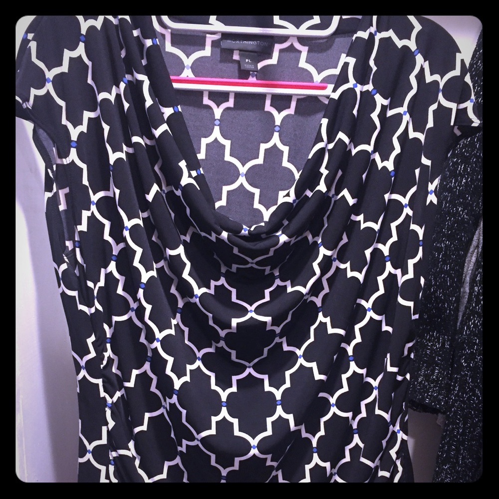 Dress too in black print